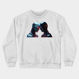 Robot Couple Crewneck Sweatshirt